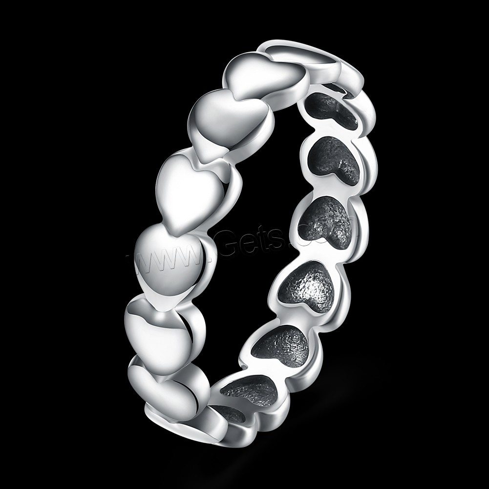 Favourer ® палец кольцо, Таиланд, Сердце, разный размер для выбора & Женский, 4.50mm, продается PC