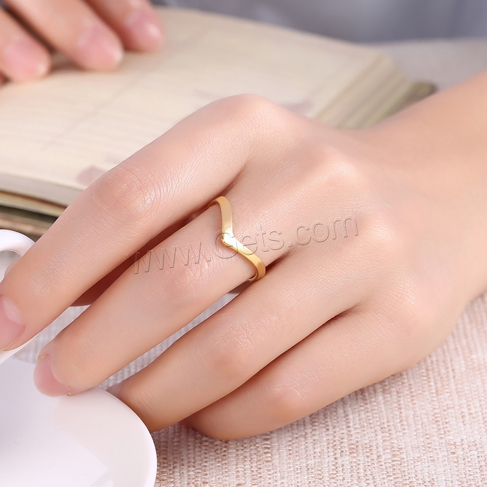 нержавеющая сталь Манжеты палец кольцо, Другое покрытие, Мужская & разный размер для выбора, Много цветов для выбора, 2mm, продается PC