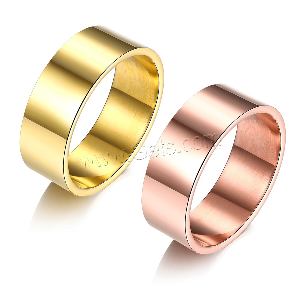 Favourer ® палец кольцо, нержавеющая сталь, Другое покрытие, Мужская & разный размер для выбора, Много цветов для выбора, 7mm, продается PC
