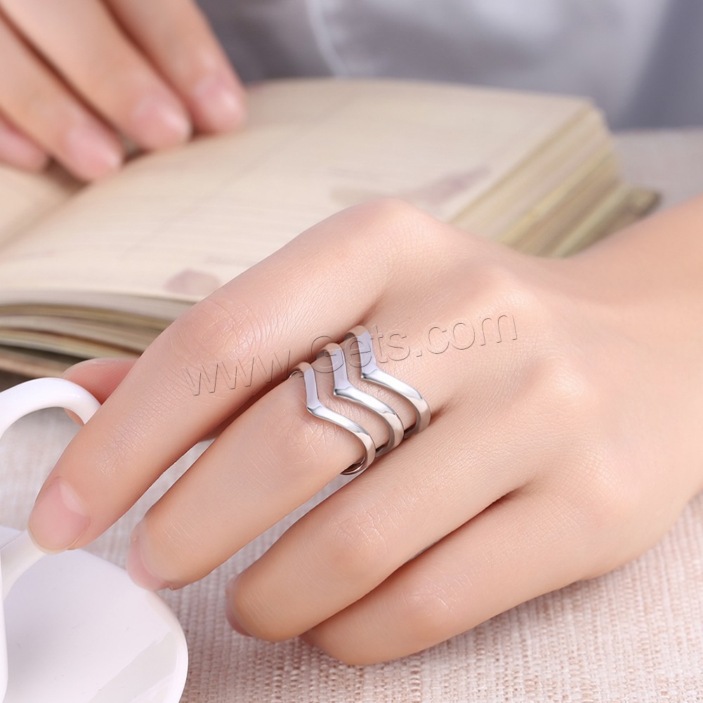 нержавеющая сталь Манжеты палец кольцо, Другое покрытие, Мужская & разный размер для выбора, Много цветов для выбора, 24mm, продается PC