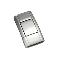 Stainless Steel Snap Clasp, plated Approx 