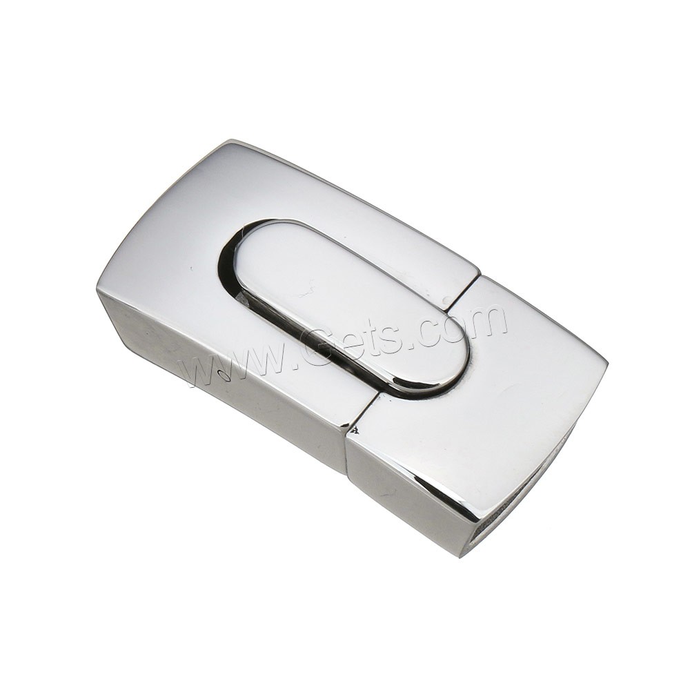 Stainless Steel Snap Clasp, plated, different size for choice, more colors for choice, Sold By PC