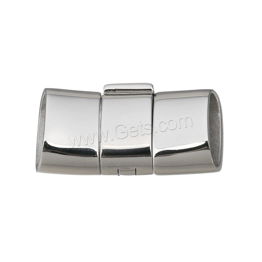 Stainless Steel Jewelry Clasp, plated, more colors for choice, 30x14x8mm, Hole:Approx 6x12mm, Sold By PC