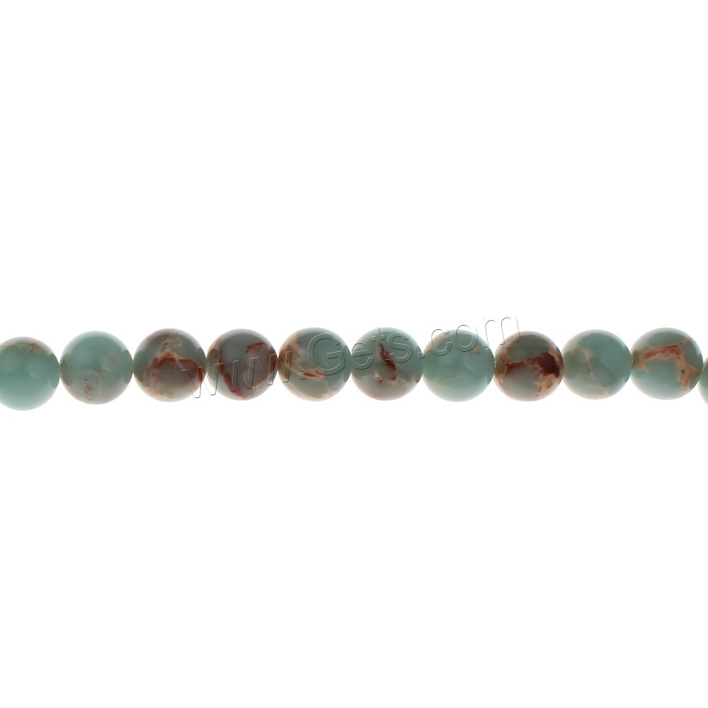 Aqua Terra Jasper Beads, Round, different size for choice, Hole:Approx 1mm, Length:Approx 15 Inch, Sold By Strand