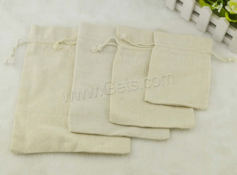 Cloth Jewelry Pouches, Rectangle, different size for choice, 10PCs/Bag, Sold By Bag