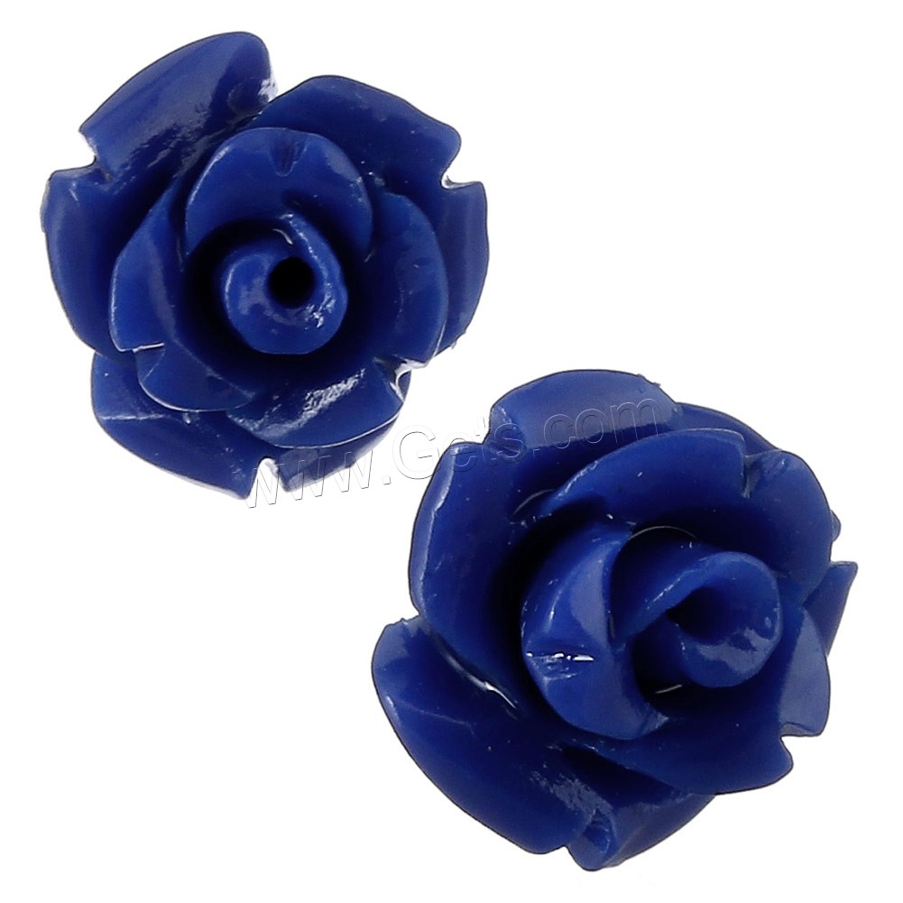 Resin Jewelry Beads, Flower, different size for choice, more colors for choice, Sold By PC
