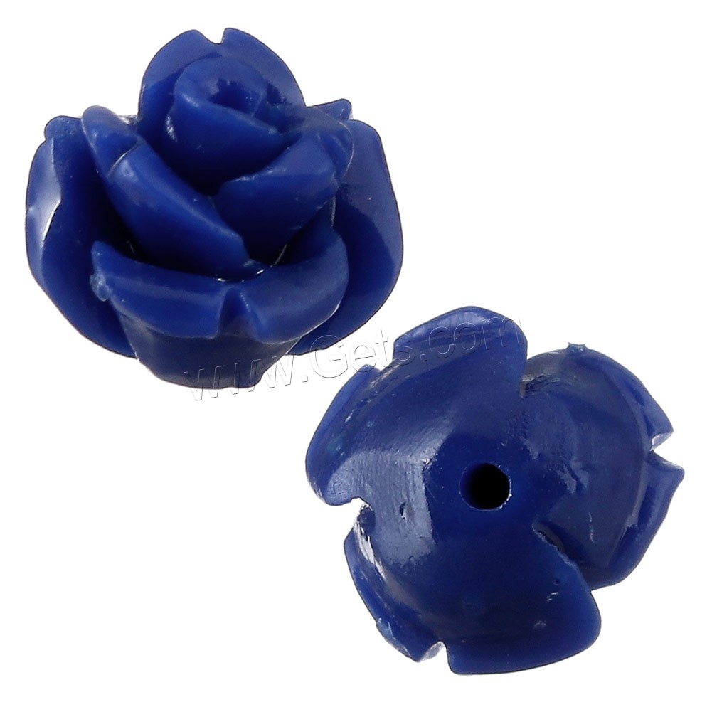 Resin Jewelry Beads, Flower, different size for choice, more colors for choice, Sold By PC
