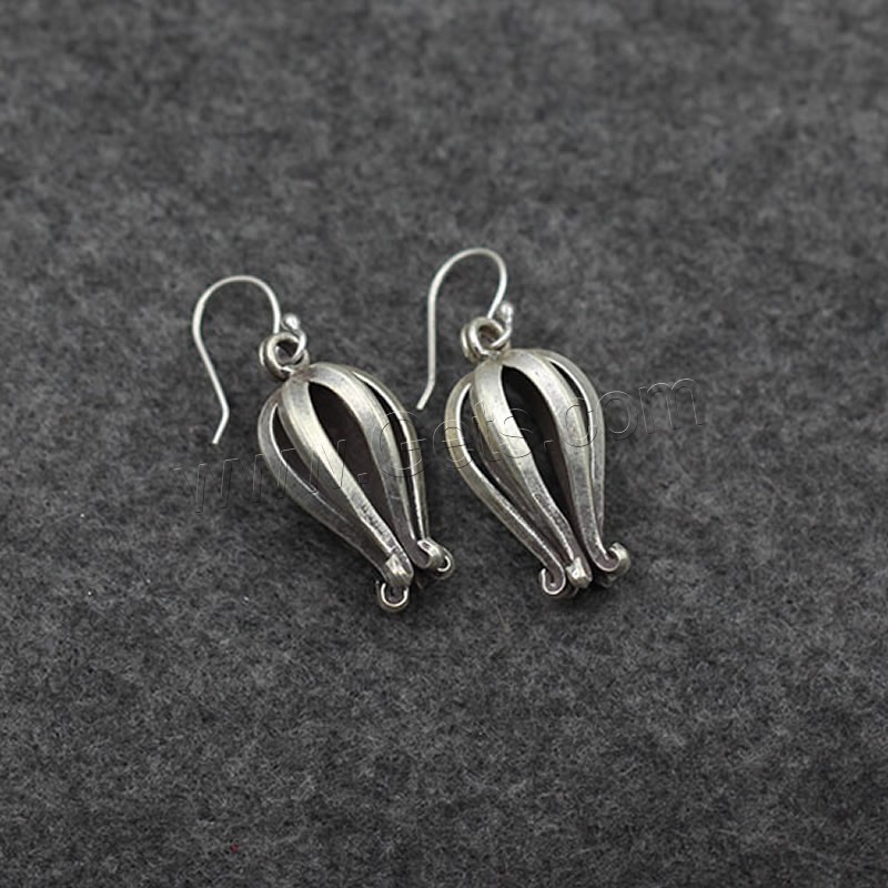 Thailand Sterling Silver Drop Earring, Octopus, different size for choice & for woman, Sold By Pair