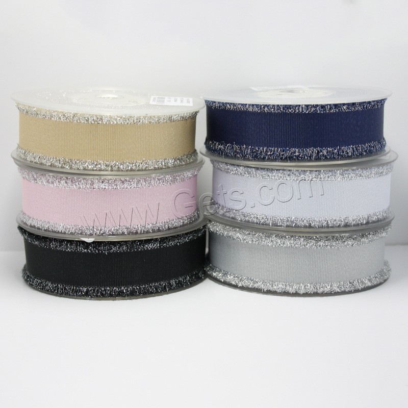 Organza Ribbon, Polyester, with plastic spool, different size for choice, more colors for choice, 100Yard/Spool, Sold By Spool