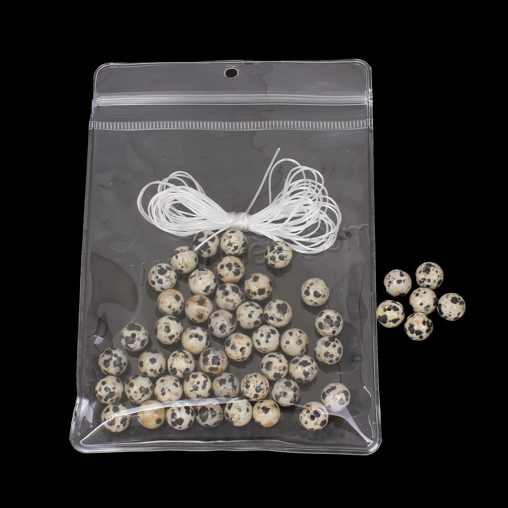 pierre gemme DIY Bracelet, avec PE plastique & fil élastique, Rond, différents matériaux pour le choix & normes différentes pour le choix, Vendu par sac
