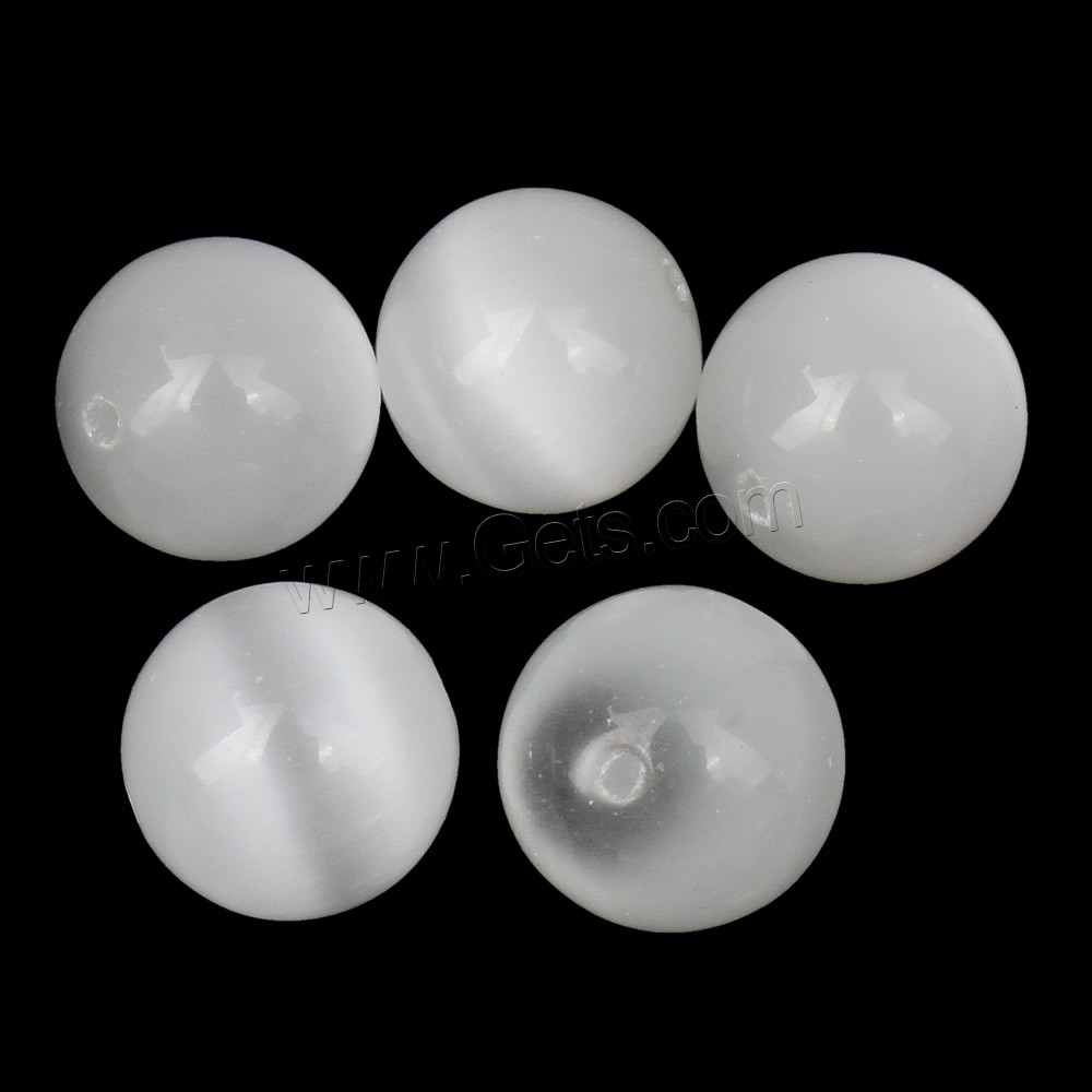 Cats Eye Beads, Flat Round, different size for choice, more colors for choice, 10PCs/Bag, Sold By Bag