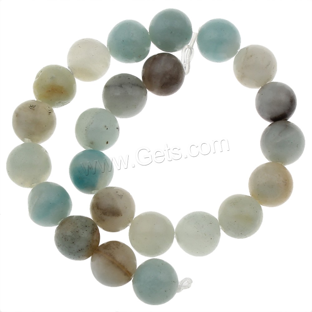Amazonite Beads, Round, different length for choice & different size for choice, Hole:Approx 1mm, Sold By Strand