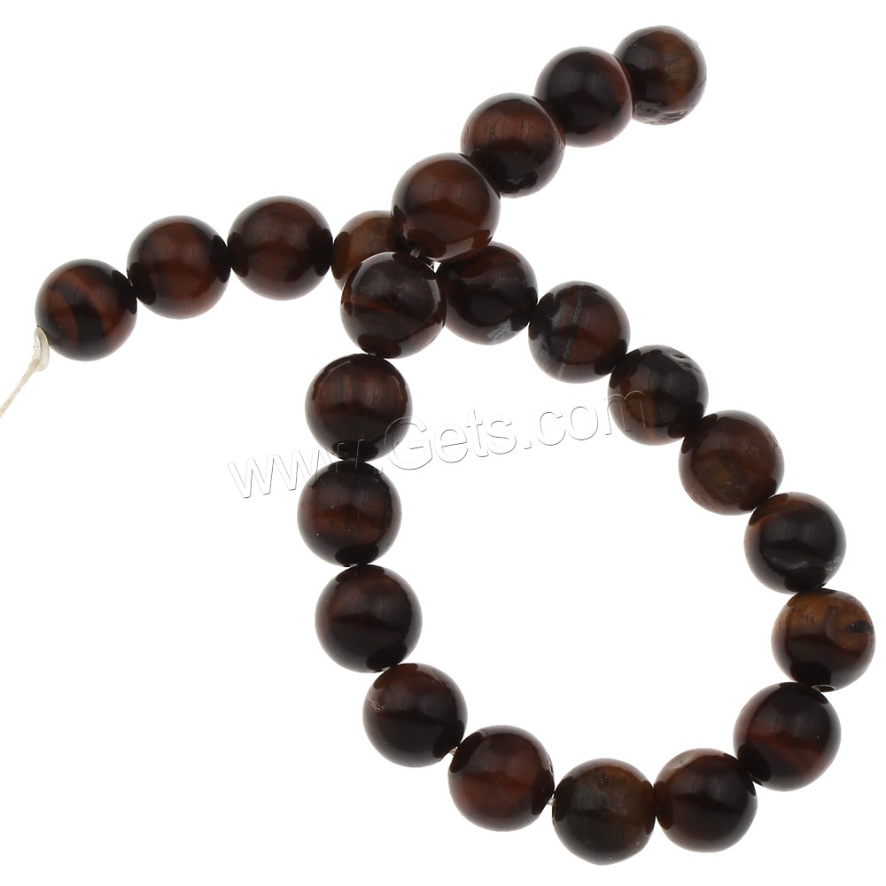 Tiger Eye Beads, Round, different length for choice & different size for choice, red, Hole:Approx 1mm, Sold By Strand
