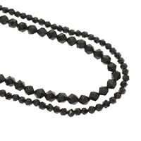 Schorl Beads, natural, October Birthstone Approx 1mm Approx 15.5 Inch 