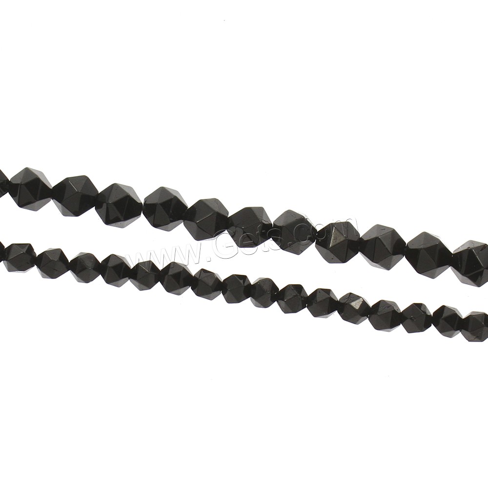 Schorl Beads, natural, October Birthstone & different size for choice, Hole:Approx 1mm, Length:Approx 15.5 Inch, Sold By Strand