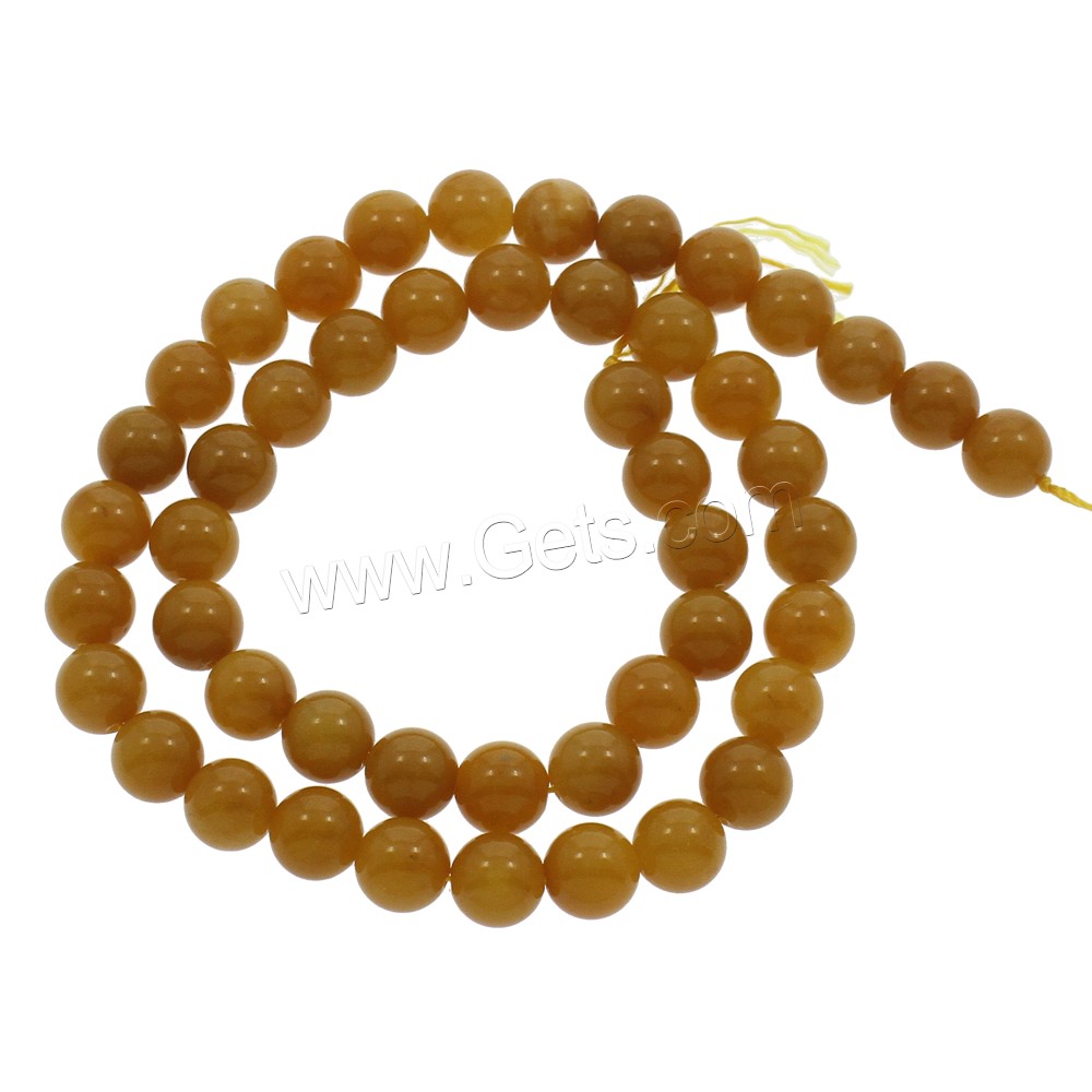 Lighter Imperial Jade Beads, Round, natural, different size for choice, Hole:Approx 1mm, Length:Approx 15.5 Inch, Sold By Strand
