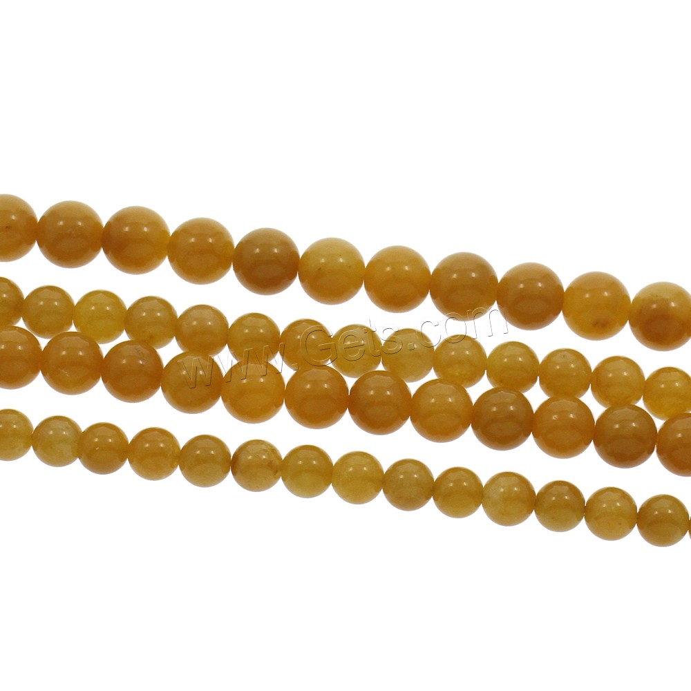 Lighter Imperial Jade Beads, Round, natural, different size for choice, Hole:Approx 1mm, Length:Approx 15.5 Inch, Sold By Strand