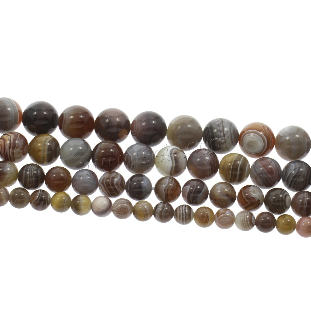 Natural Persian Gulf Agate, Round, different size for choice, Hole:Approx 1mm, Length:Approx 15.5 Inch, Sold By Strand