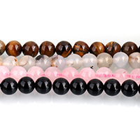 Gemstone Beads, Round, natural 6mm Approx 0.5mm Approx 15 Inch, Approx 