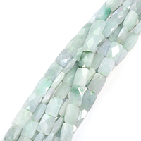 Jade Burma Bead, Rectangle, natural, faceted Approx 0.5mm Approx 15 Inch, Approx 