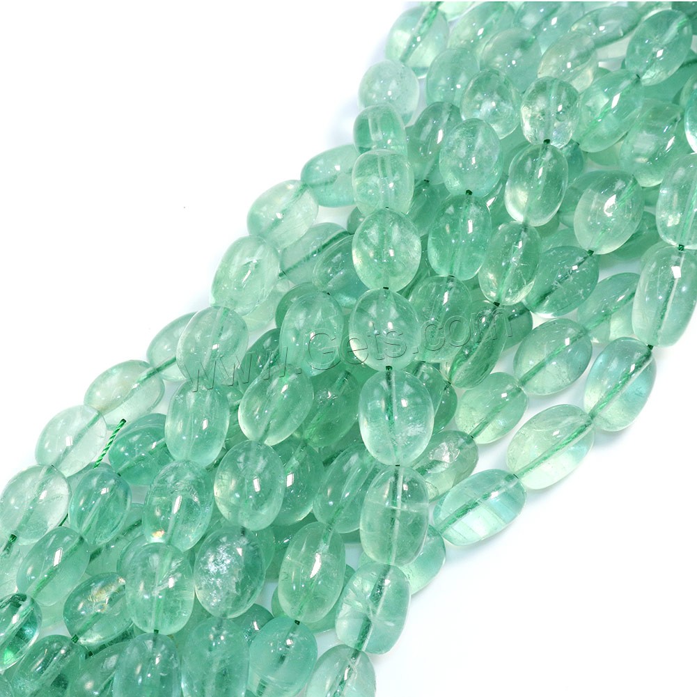 Зеленый флюорит Бусины, Комкообразная форма, натуральный, разный размер для выбора, отверстие:Приблизительно 0.5-1mm, длина:Приблизительно 15 дюймовый, продается Strand