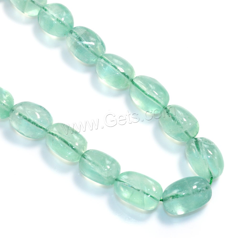 Green Fluorite Beads, Nuggets, natural, different size for choice, Hole:Approx 0.5-1mm, Length:Approx 15 Inch, Sold By Strand