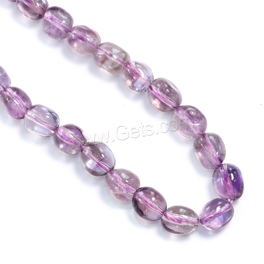 Natural Amethyst Beads, Nuggets, February Birthstone & different size for choice, Hole:Approx 0.5-1mm, Length:Approx 16 Inch, Sold By Strand
