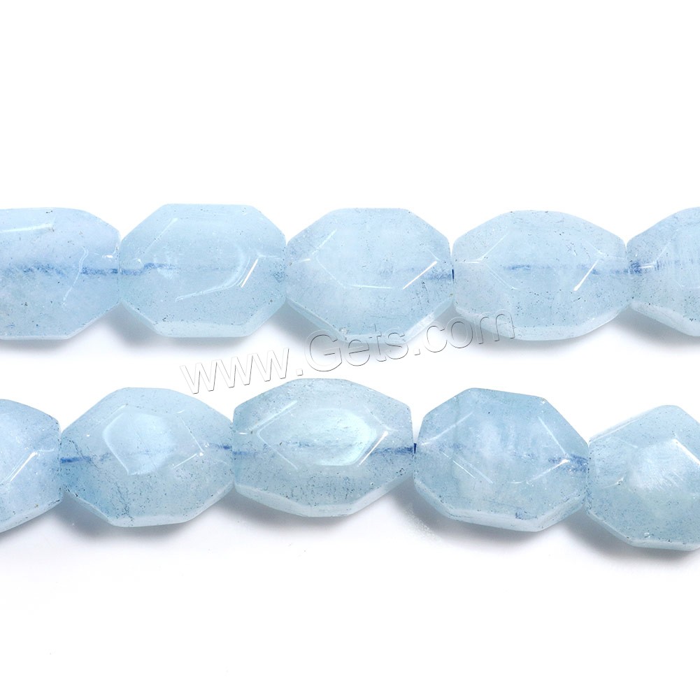 Aquamarine Beads, Flat Oval, natural, March Birthstone & different size for choice & faceted, Hole:Approx 0.5-1mm, Length:Approx 16 Inch, Sold By Strand