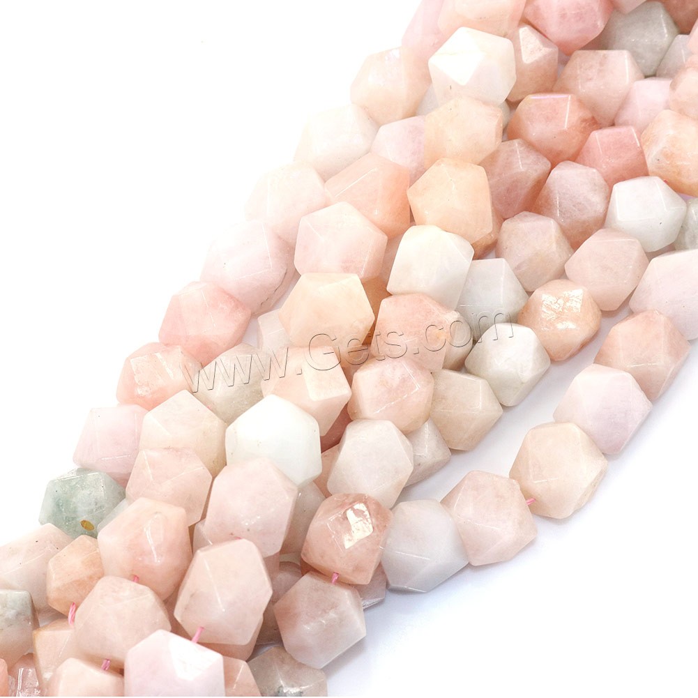 Morganite Beads, natural, different size for choice & faceted, Hole:Approx 0.5-1mm, Length:Approx 16 Inch, Sold By Strand