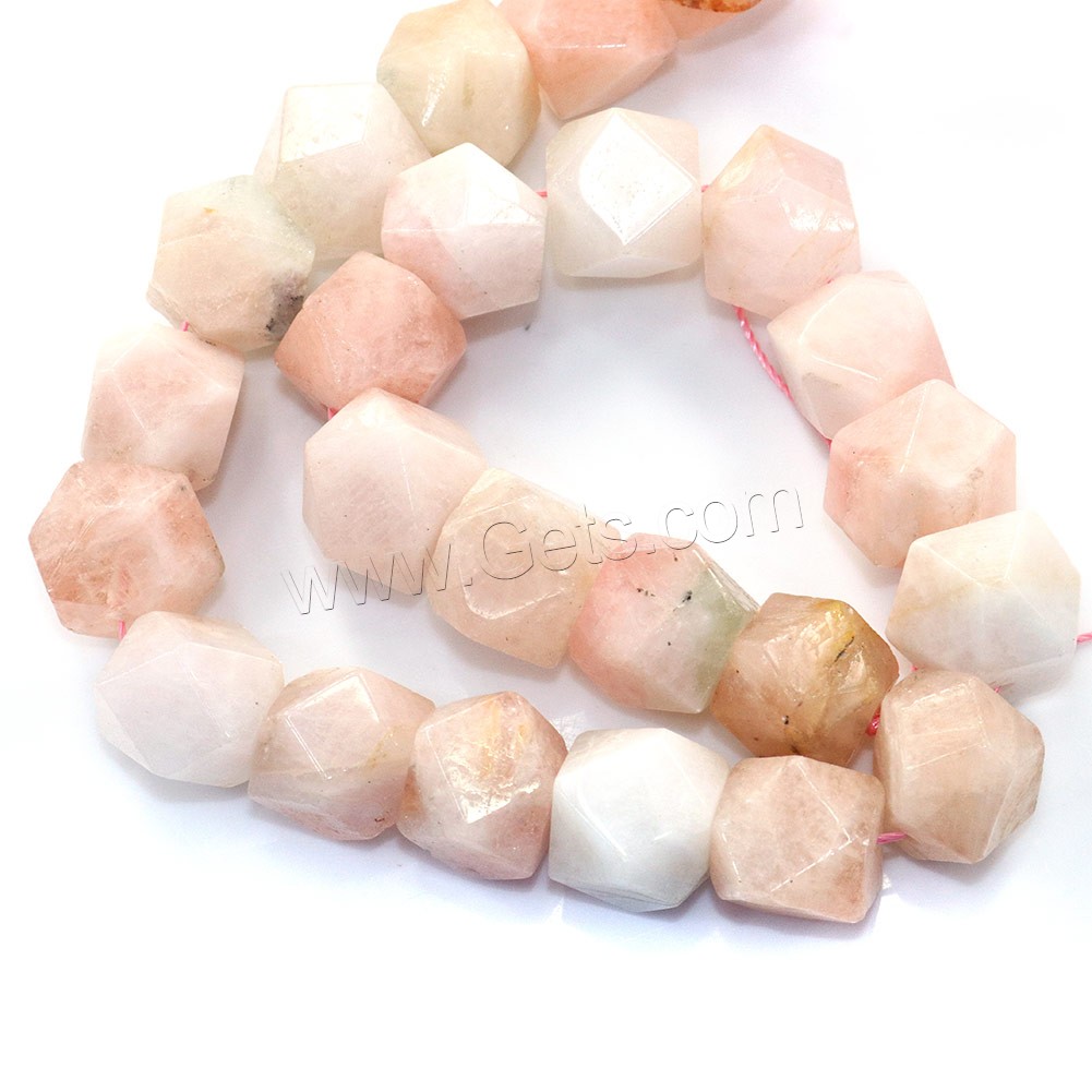 Morganite Beads, natural, different size for choice & faceted, Hole:Approx 0.5-1mm, Length:Approx 16 Inch, Sold By Strand