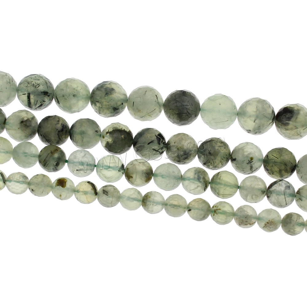 Perles en pierre d'agate mousse naturelle, Rond, normes différentes pour le choix, Trou:Environ 1mm, Longueur:Environ 15.5 pouce, Environ 48PC/brin, Vendu par brin
