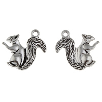 Zinc Alloy Animal Pendants, Squirrel, antique silver color plated, lead & cadmium free Approx 2mm 