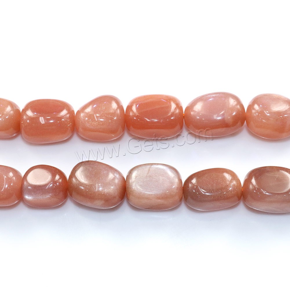 Sunstone Bead, Nuggets, different size for choice, Hole:Approx 0.5-1mm, Length:Approx 16 Inch, Sold By Strand