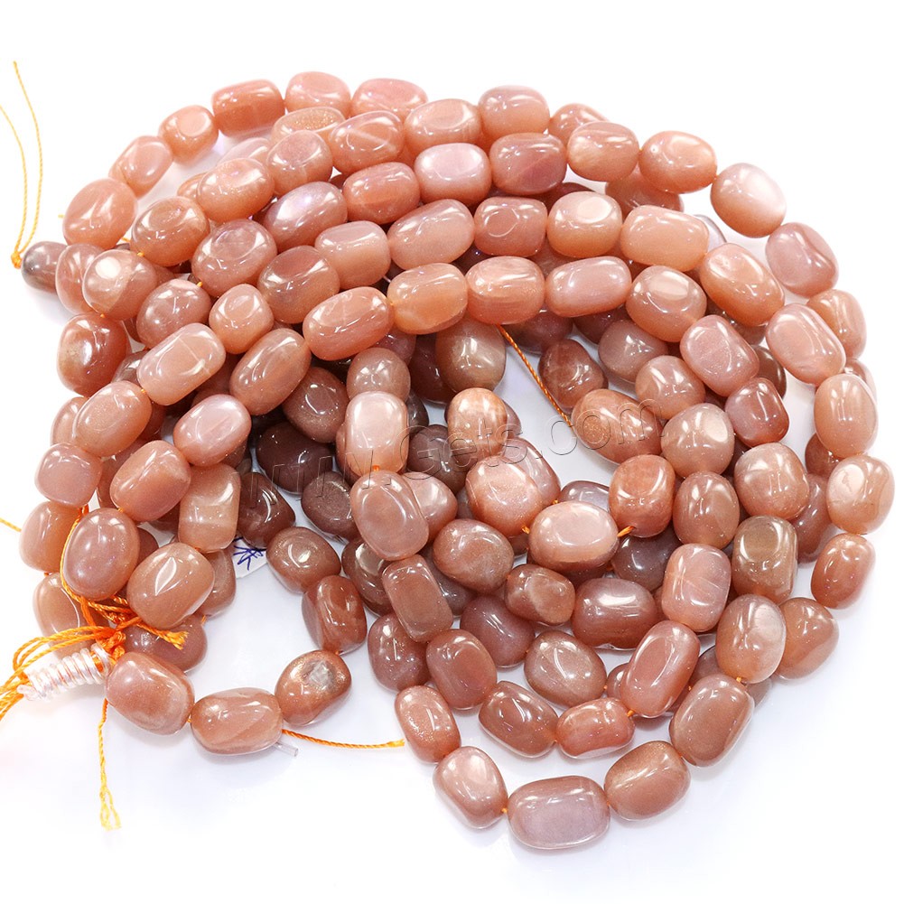 Sunstone Bead, Nuggets, different size for choice, Hole:Approx 0.5-1mm, Length:Approx 16 Inch, Sold By Strand