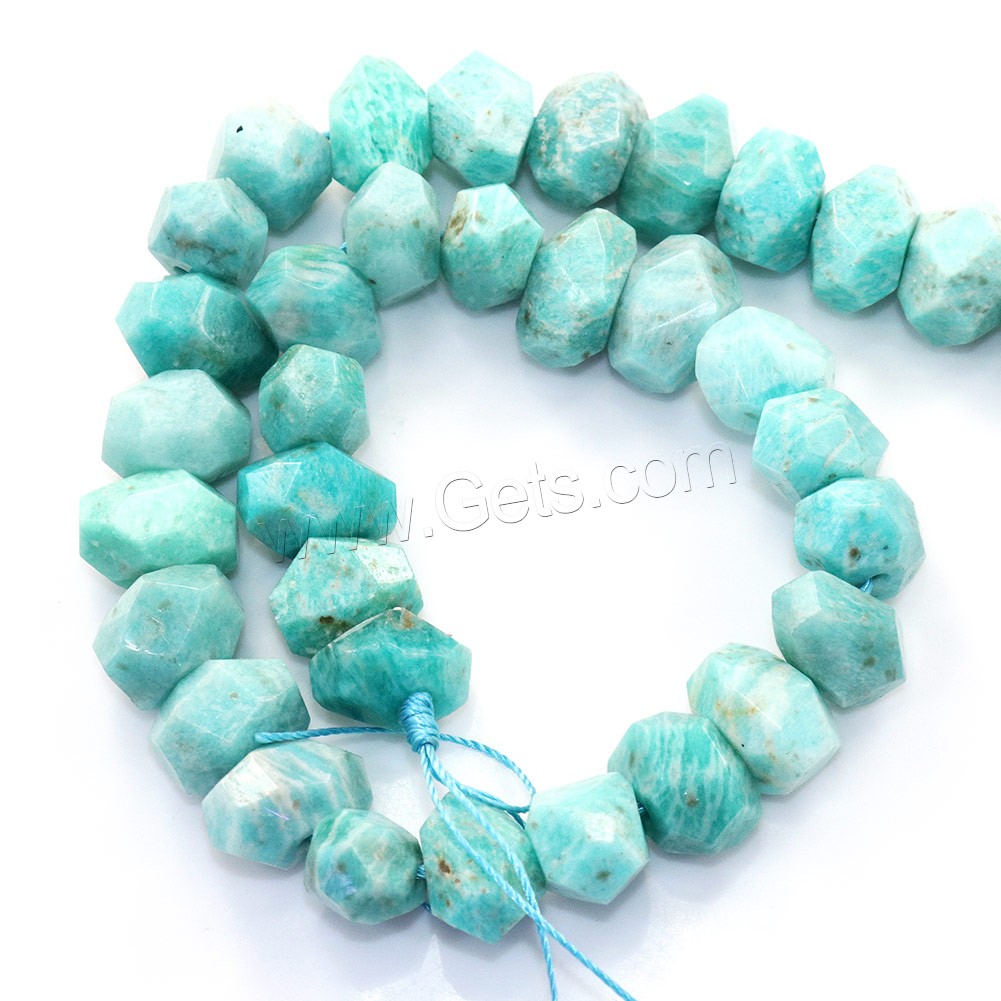 Amazonite Beads, ​Amazonite​, natural, different size for choice & faceted, Hole:Approx 0.5-1mm, Length:Approx 16 Inch, Sold By Strand