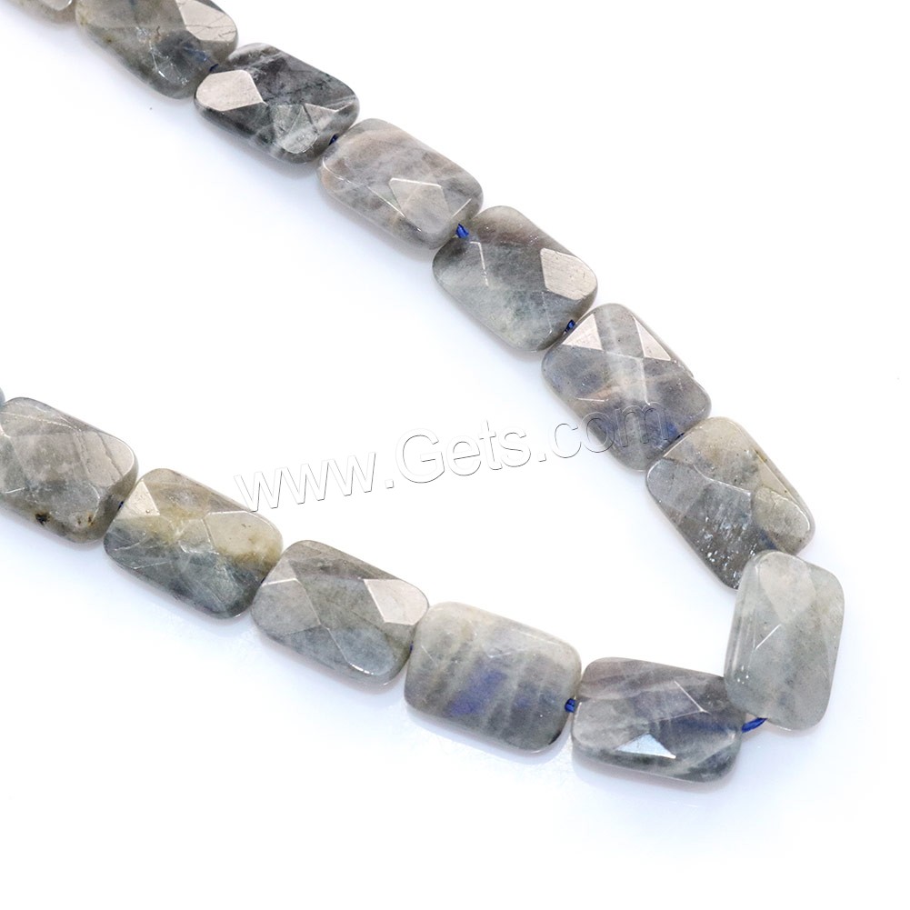 Labradorite Beads, Rectangle, natural, different size for choice & faceted, Hole:Approx 0.5-1mm, Length:Approx 16 Inch, Sold By Strand