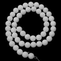 Perles en marbre naturel, marbre de naturel, Rond, normes différentes pour le choix Environ 1mm Environ 15 pouce, Vendu par brin