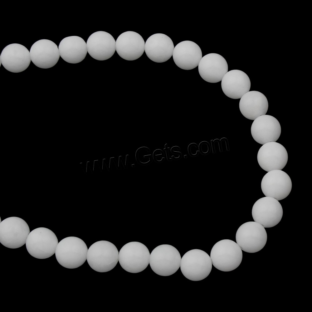 Marble Beads, Natural Marble, Round, different size for choice, Hole:Approx 1mm, Length:Approx 15 Inch, Sold By Strand