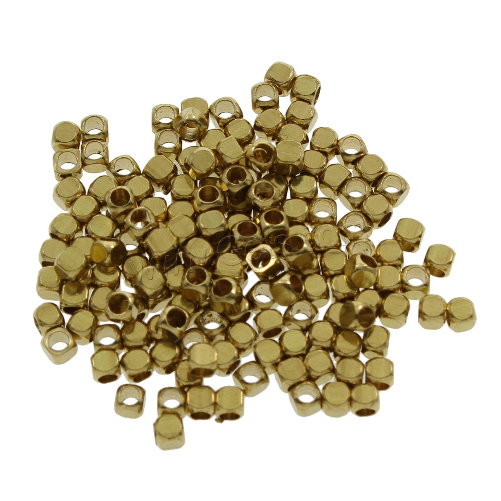 Brass Tips Findings, different size for choice, original color, nickel, lead & cadmium free, Hole:Approx 1.5mm, 1000PCs/Bag, Sold By Bag
