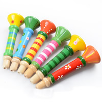 Holz Kinder Spielzeug Trompete, für Kinder & gemischt, 130x15x35mm, verkauft von PC
