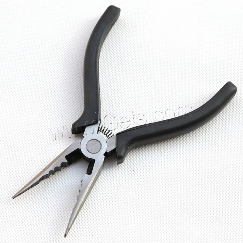 Chain Nose Plier, Stainless Steel, with Plastic, different size for choice, original color, 30PCs/Bag, Sold By Bag