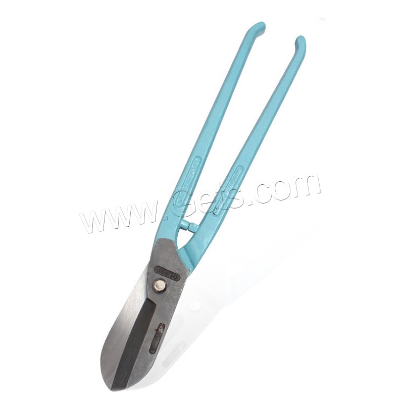 Scissors, Stainless Steel, painted, different size for choice, light blue, 10PCs/Bag, Sold By Bag