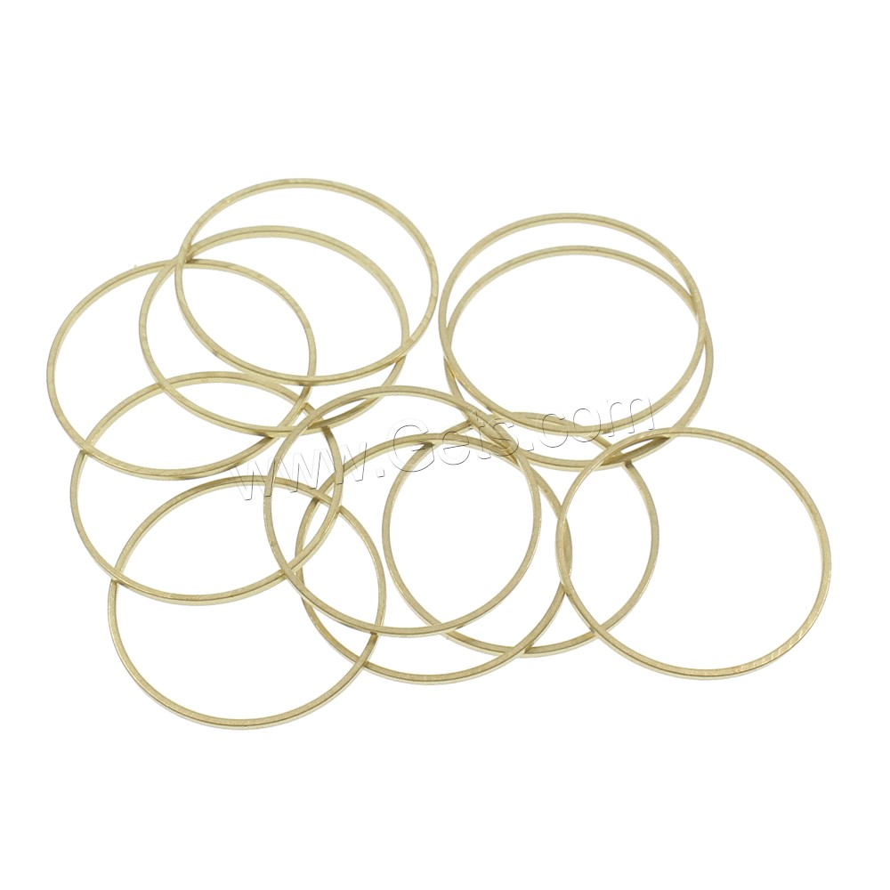 Messing Verknüpfung Ring, Kreisring, verschiedene Größen vorhanden, originale Farbe, frei von Nickel, Blei & Kadmium, Innendurchmesser:ca. 7mm, 64mm, 1000PCs/Tasche, verkauft von Tasche