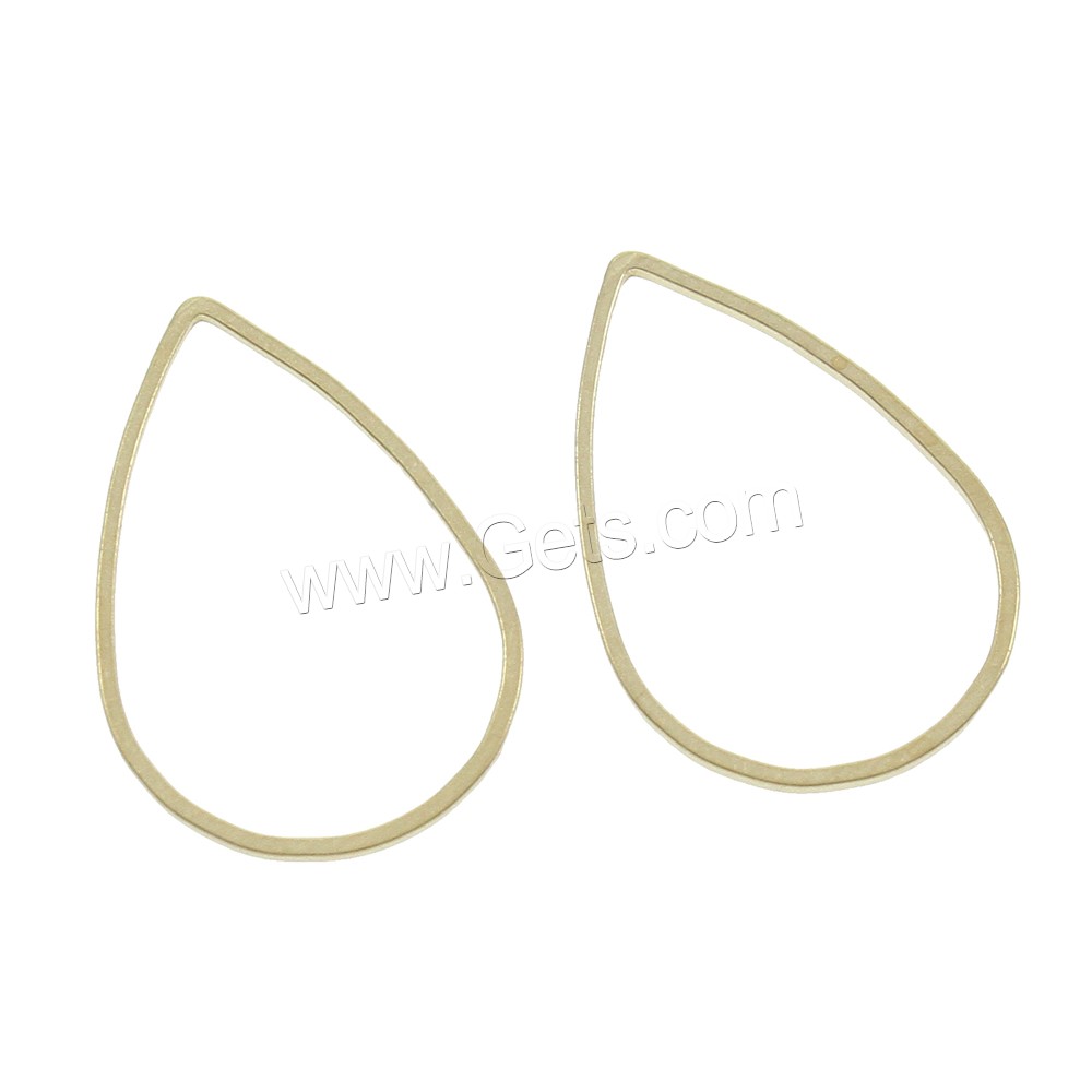 Brass Linking Ring, Teardrop, plated, different size for choice, more colors for choice, nickel, lead & cadmium free, 500PCs/Bag, Sold By Bag