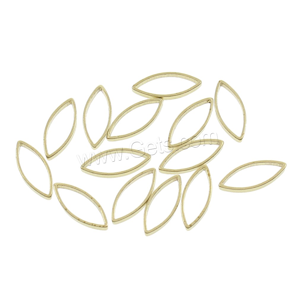 Brass Linking Ring, Leaf, plated, different size for choice, more colors for choice, nickel, lead & cadmium free, 1000PCs/Bag, Sold By Bag
