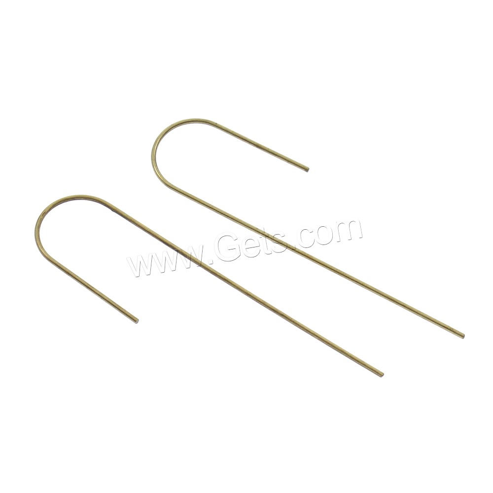 Hair Stick Findings, Brass, different size for choice, original color, nickel, lead & cadmium free, 1000PCs/Bag, Sold By Bag