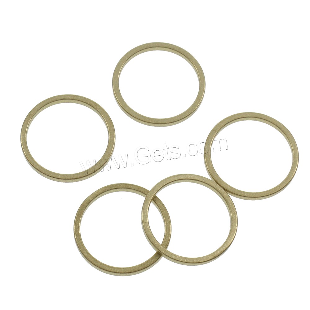 Brass Linking Ring, Donut, different size for choice, original color, nickel, lead & cadmium free, Inner Diameter:Approx 7, 42mm, 500PCs/Bag, Sold By Bag