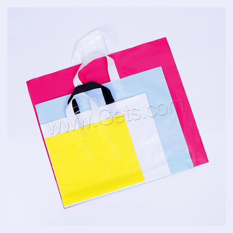 Gift Shopping Bag, Plastic, Square, different size for choice, more colors for choice, 10PCs/Lot, Sold By Lot