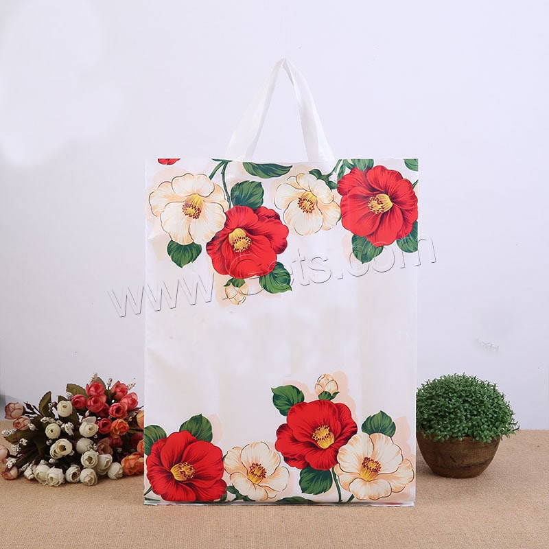 Gift Shopping Bag, Plastic, Rectangle, different size for choice, 10PCs/Lot, Sold By Lot