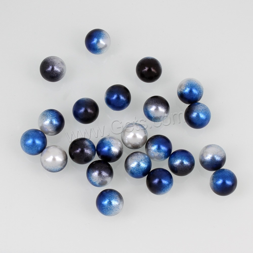Perlas de plástico ABS Abalorio, Esférico, diferentes estilos para la opción & sin agujero, más colores para la opción, Vendido por Bolsa